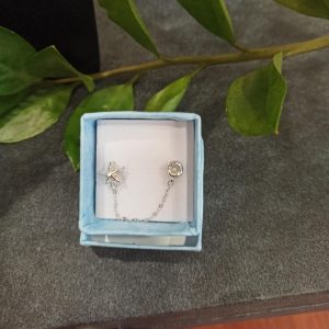 Doble Pendiente Estrella-Chatón