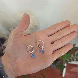 Aros Corazón De Hielo