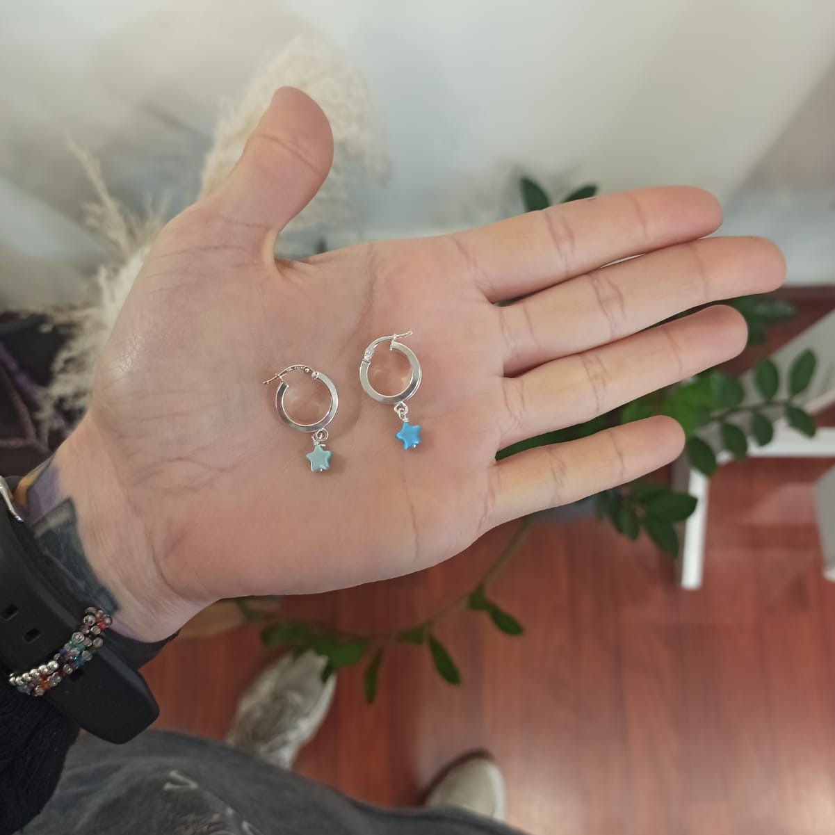 Aros Estrellas De Hielo