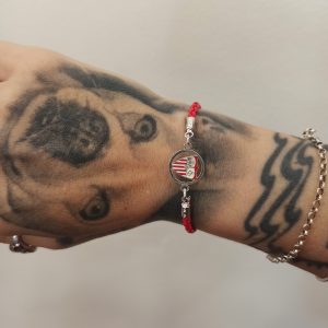 Pulsera Sevilla Fútbol Club Plata Cuero