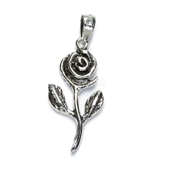 Colgante Rosa Plata