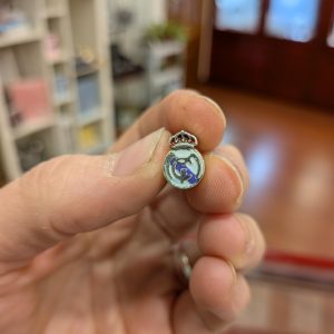 Charm de Plata 925 con Esmalte – Escudo Real Madrid