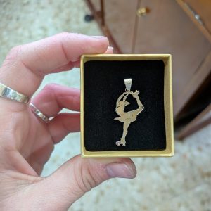 Colgante Patinadora Plata