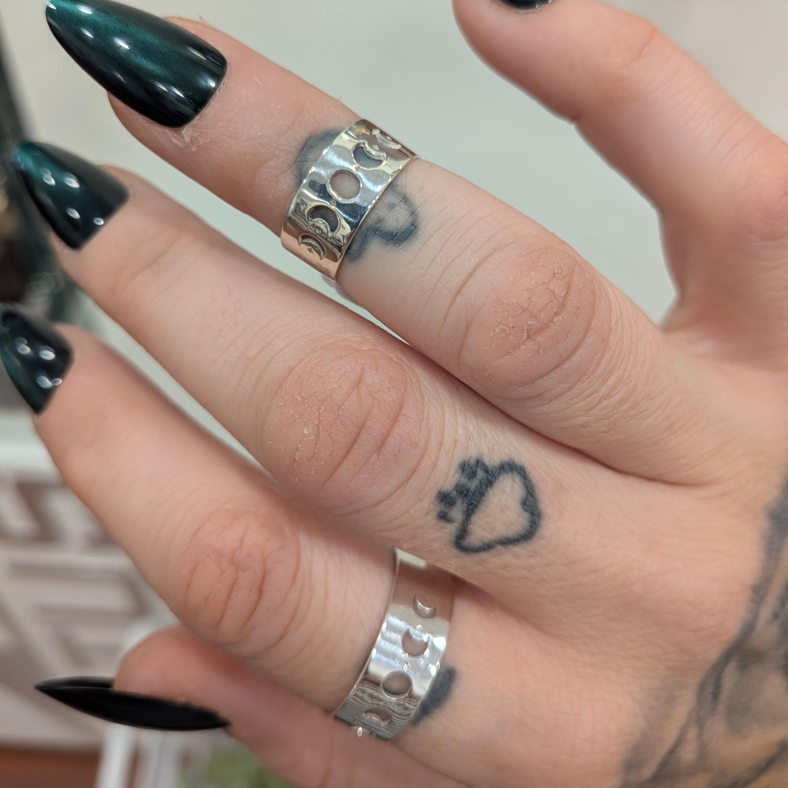 Anillo Fases Lunares Plata - Imagen 4