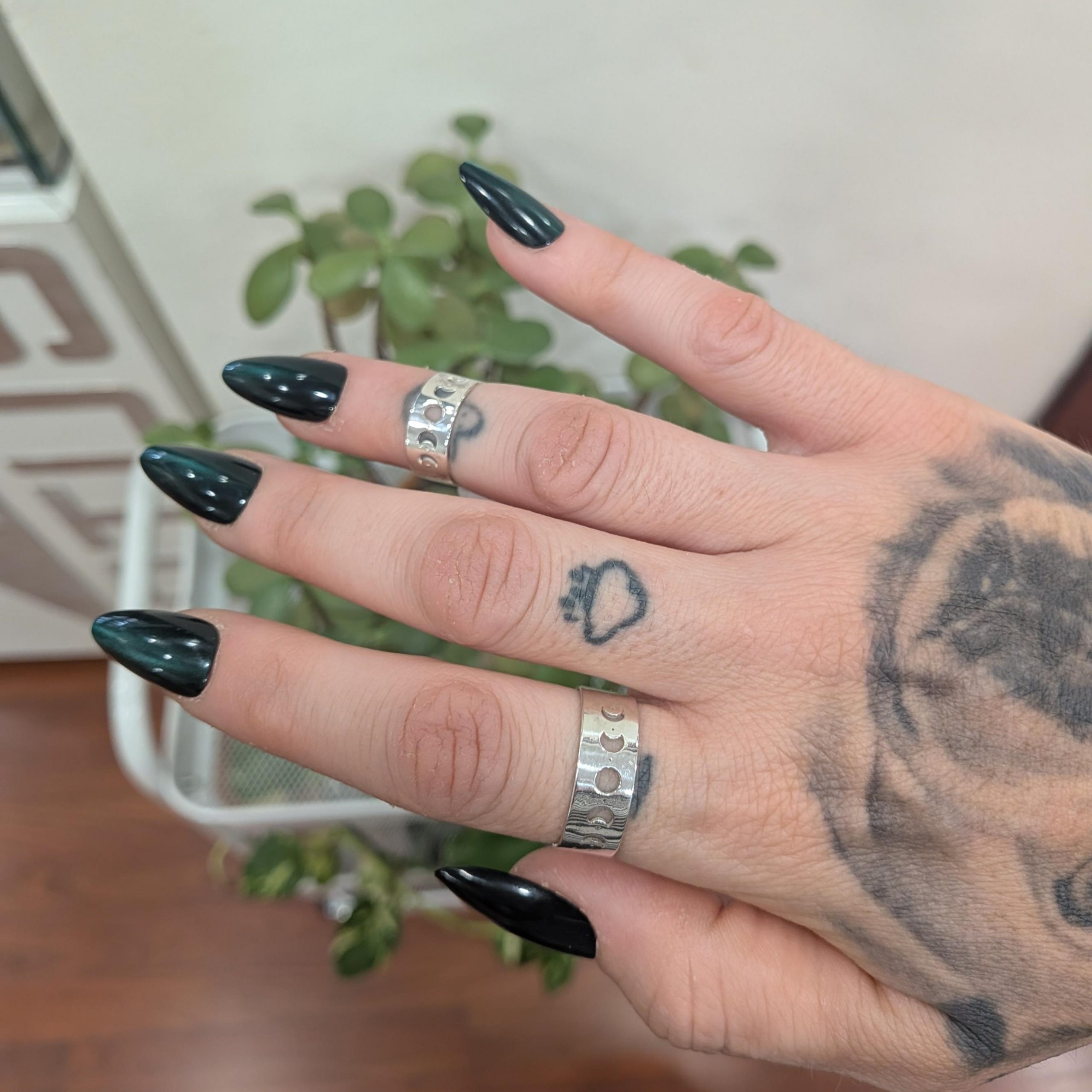 Anillo Fases Lunares Plata - Imagen 8