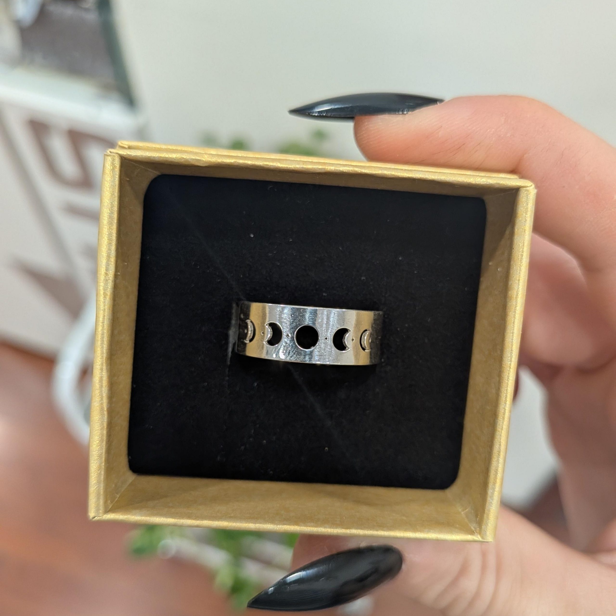 Anillo Fases Lunares Plata - Imagen 2